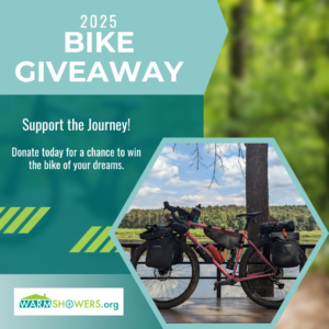 2025 Bike Giveaway Support the Journey, Warmshowers.org Foundation