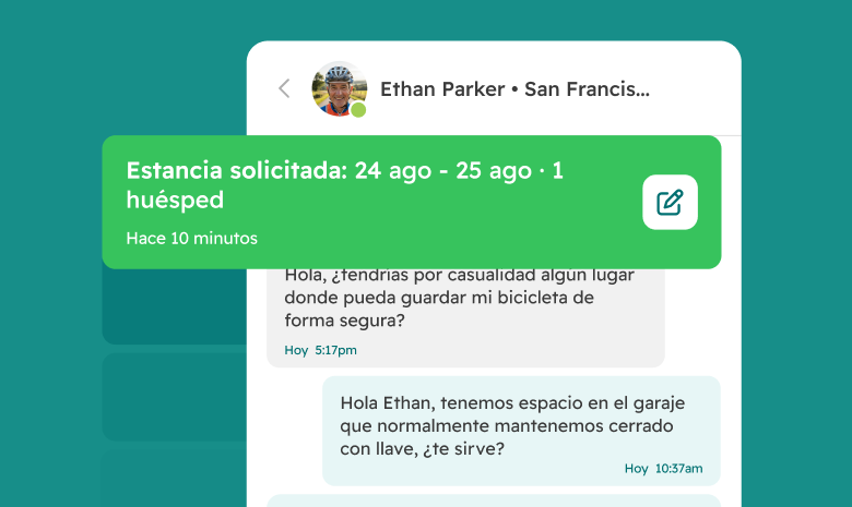 Vista previa de las solicitudes de la aplicación web